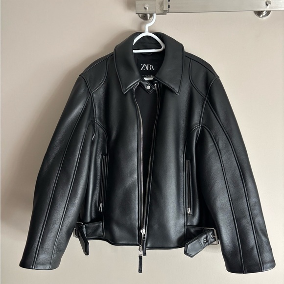 Zara Jackets & Blazers - ZARA Faux Leather Jacket